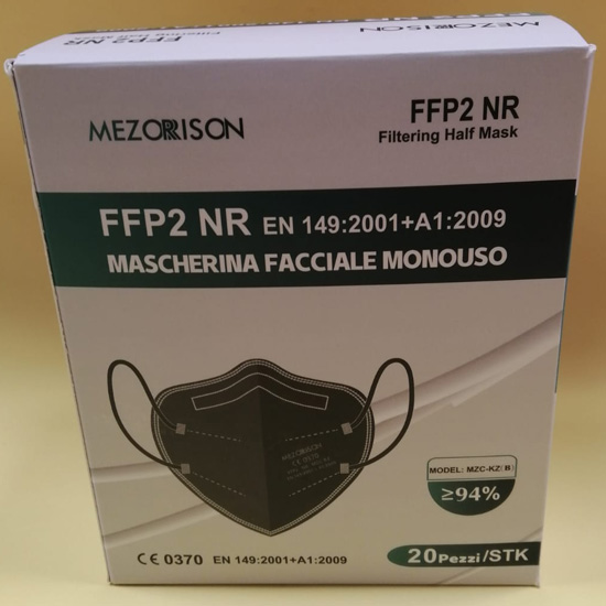 mezorrison ffp2 mascherine nere